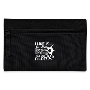 Love You Less Than Figure Skating - Pencil Case - black - Front