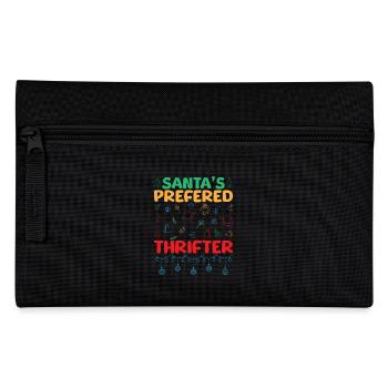 Thrift Shopper Santa ́s Prefered Thrifter Thrift - Pencil Case - black - Front