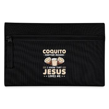 Coquito Another Reason I Know That Jesus Loves Me - Federtasche - Schwarz - Vorne