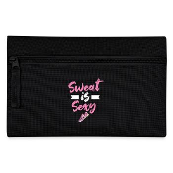 Sprinting Sweat Is Sexy Jogging Running - Pencil Case - black - Front