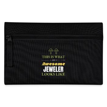 This is What an Awesome Jeweler Looks Like - Pencil Case - black - Front