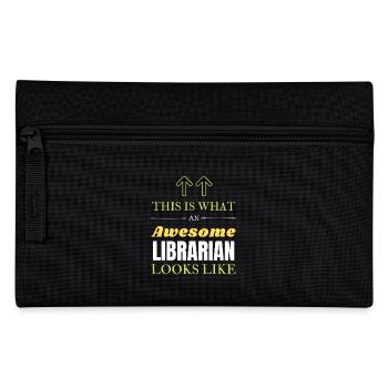 This is What an Awesome Librarian Looks Like - Pencil Case - black - Front