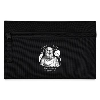 Philosophischer Humor für Denker - Federtasche - Schwarz - Vorne