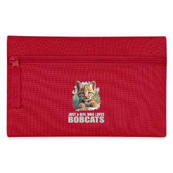 Bobcat's Bobcat, Bobcat, Bobcat, Bobcat, Lynx - Pencil Case - red - Front