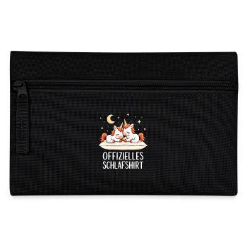 Chemise de nuit officielle Licornes Licorne Paire - Trousse - noir - Devant