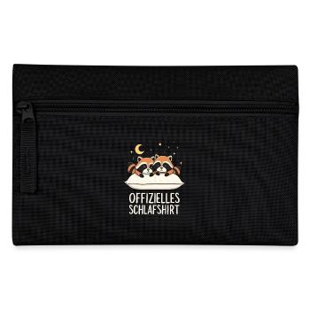 Chemise de nuit officielle Raccoon Paire de raton laveur - Trousse - noir - Devant