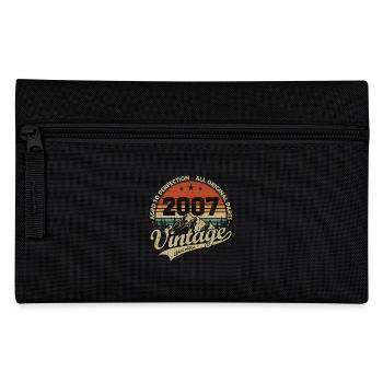 Vintage 2007 Retro Vintage Birthday Gift - Pencil Case - black - Front