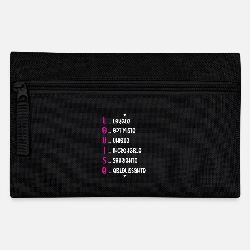 Cadeau Louise - Qualités Personnalisées - Trousse - noir