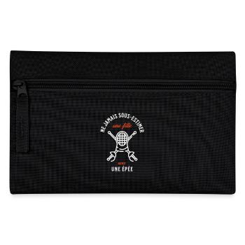 Ne jamais sous-estimer une fille avec une épée - Trousse - noir - Devant