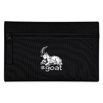 Funny Goat Hashtag - Pencil Case - black - Front