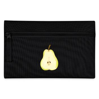 Karneval Birne Kostüm Obst Birnen Frucht - Federtasche - Schwarz - Vorne