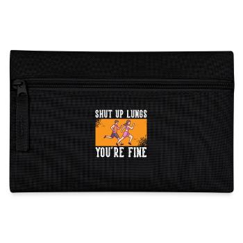 Shut Up Lungs You're Fine Running - Pencil Case - black - Front