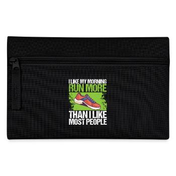 Marathon comme ma course matinale Courir - Trousse - noir - Devant