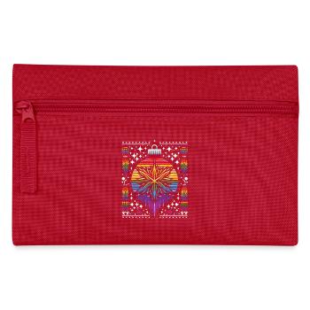 Ornement de Noël Tricot Motif Arc-en-ciel LGBTQ+ - Trousse - rouge - Devant