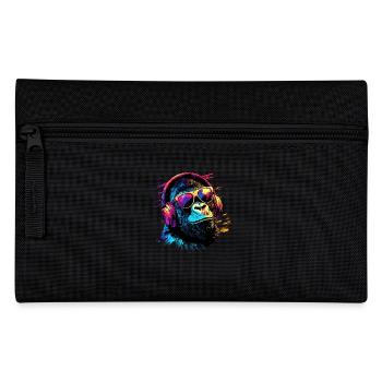 DJ Monkey Casque Lunettes de soleil Musique Fête Monkey - Trousse - noir - Devant