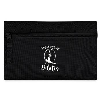 Ich kann nicht Pilates haben - Federtasche - Schwarz - Vorne