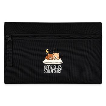 Official Sleep Shirt Bear Bear Pair - Pencil Case - black - Front