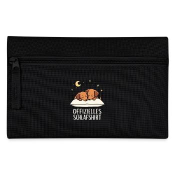 Chemise de nuit officielle Paire de teckels - Trousse - noir - Devant