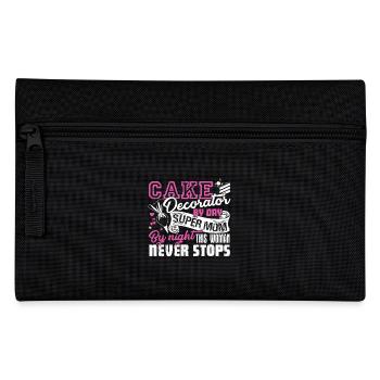 Cake Decorator Cake Decorator Mom - Pencil Case - black - Front