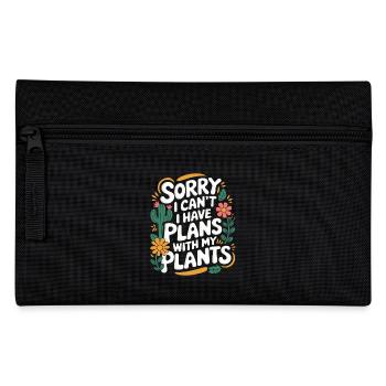 Sorry I Can't I Have Plans With My Plants 7 - Federtasche - Schwarz - Vorne