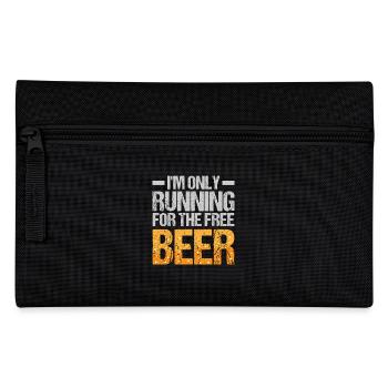 Sprinting For The Free Beer Running - Pencil Case - black - Front