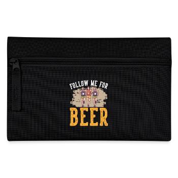 Marathon Follow Me Zum Bier Laufen - Federtasche - Schwarz - Vorne