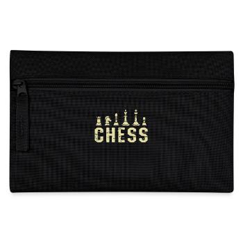 Board Game Checkmate Chessboard Chess - Pencil Case - black - Front