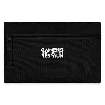 Gamer sterben nicht sie respawnen Gaming Zocken - Federtasche - Schwarz - Vorne