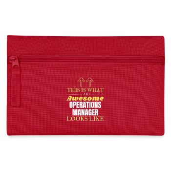 This is What an Awesome Operations Manager Looks L - Pencil Case - red - Front