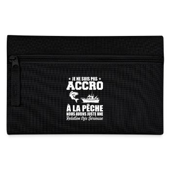 I'm Not Addicted To Fishing | Fisherman Gift - Pencil Case - black - Front