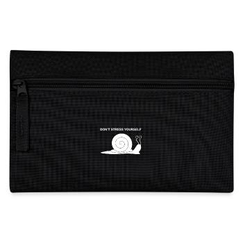 Ne vous stressez pas Escargot - Trousse - noir - Devant