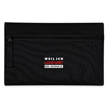 Because I'm a farmer That's why Funny saying - Pencil Case - black - Front
