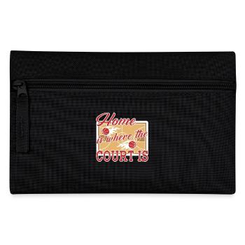 Basketball Home Is Where The Court Is - Pencil Case - black - Front