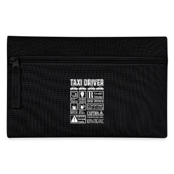 Taxi Driver Caution - Pencil Case - black - Front