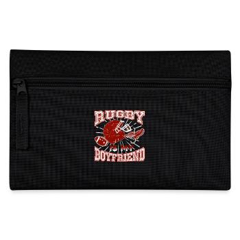 Rugby Is My Friend - Pencil Case - black - Front
