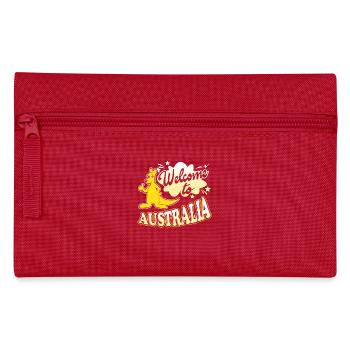 Kangaroo Welcome To Australia - Pencil Case - red - Front