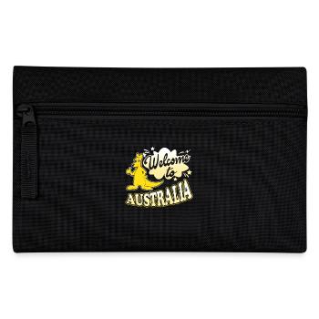 Kangaroo Welcome To Australia - Pencil Case - black - Front