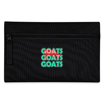 Goat Goat Goat - Pencil Case - black - Front