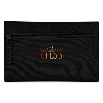 Board Game Checkmate Chessboard Chess - Pencil Case - black - Front