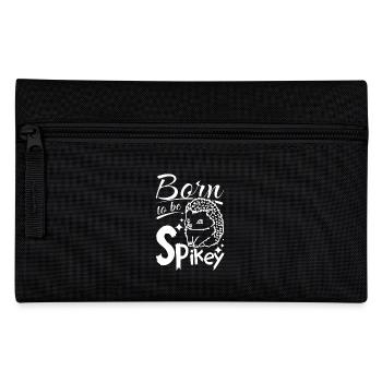 Né pour être un hérisson épineux - Trousse - noir - Devant