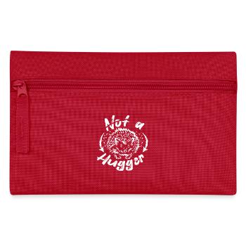 Not a hugger hedgehog - Federtasche - Rot - Vorne