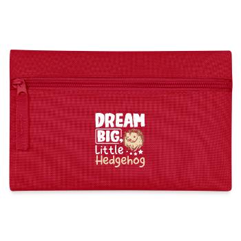 Dream big little hedgehog - Federtasche - Rot - Vorne