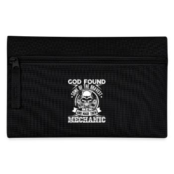 Mechanic Bravest Men Become Mechanics - Pencil Case - black - Front