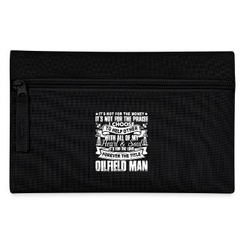 Oilfield Worker Forever The Title Oilfield Man - Pencil Case - black - Front