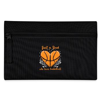 Le sport juste un papa qui aime le basket-ball - Trousse - noir - Devant