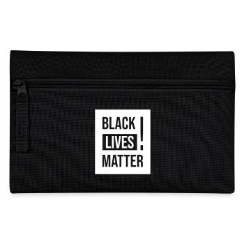 Black Lives Matter Design Shirt - Pencil Case - black - Front