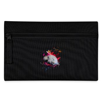 Kiwi Bird Colorful - Pencil Case - black - Front