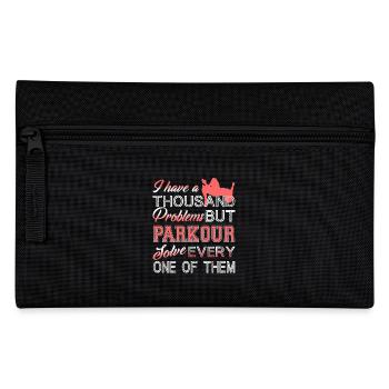 Parkour Solves Every One Of Them - Pencil Case - black - Front