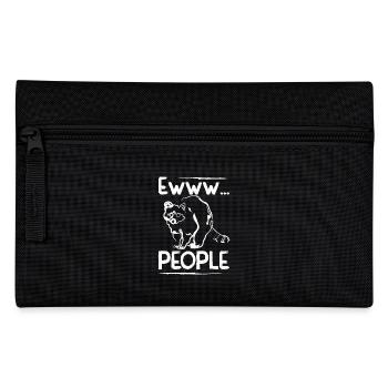 Ewww people raccoon - Pencil Case - black - Front