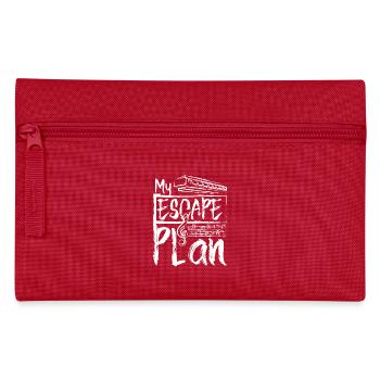 My escape plan playing harmonica - Federtasche - Rot - Vorne